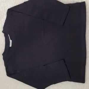 Kids zara black long sleeve tee